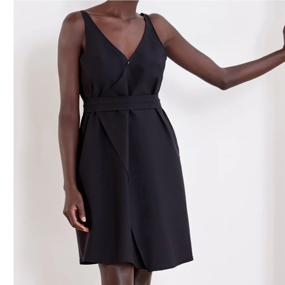 ADAY Over In One Wrap Dress Black - Picture 4 of 8